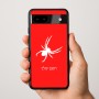 כיסוי בעיצוב אישי עם השם שלך לדגם - Google Pixel 9a 5G בעיצוב עכביש