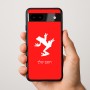 כיסוי בעיצוב אישי עם השם שלך לדגם - Google Pixel 9a 5G בעיצוב צפרדע טרופית