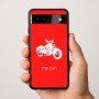 כיסוי בעיצוב אישי עם השם שלך לדגם - Google Pixel 9a 5G בעיצוב הארלי-דיווידסון
