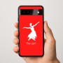 כיסוי בעיצוב אישי עם השם שלך לדגם - Google Pixel 9a 5G בעיצוב בלרינה