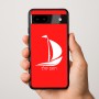 כיסוי בעיצוב אישי עם השם שלך לדגם - Google Pixel 9a 5G בעיצוב סירה