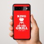 כיסוי בעיצוב אישי עם השם שלך לדגם - Google Pixel 9a 5G בעיצוב מלך הגריל