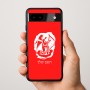 כיסוי בעיצוב אישי עם השם שלך לדגם - Google Pixel 9a 5G בעיצוב אנג'ל מוזיקלי