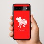 כיסוי בעיצוב אישי עם השם שלך לדגם - Google Pixel 9a 5G בעיצוב מזלות - טלה