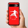 כיסוי בעיצוב אישי עם השם שלך לדגם - Google Pixel 9a 5G בעיצוב קפיצת משוכות
