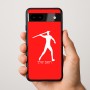 כיסוי בעיצוב אישי עם השם שלך לדגם - Google Pixel 9a 5G בעיצוב זורק כידון