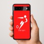 כיסוי בעיצוב אישי עם השם שלך לדגם - Google Pixel 9a 5G בעיצוב כדורגל אולימפי