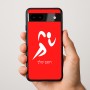 כיסוי בעיצוב אישי עם השם שלך לדגם - Google Pixel 9a 5G בעיצוב רצים אולימפיים
