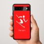 כיסוי בעיצוב אישי עם השם שלך לדגם - Google Pixel 9a 5G בעיצוב סקי אולימפי