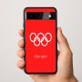 כיסוי בעיצוב אישי עם השם שלך לדגם - Google Pixel 9a 5G בעיצוב אולימפי