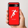 כיסוי בעיצוב אישי עם השם שלך לדגם - Google Pixel 9a 5G בעיצוב רץ