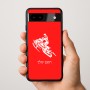 כיסוי בעיצוב אישי עם השם שלך לדגם - Google Pixel 9a 5G בעיצוב אופנוע שלג
