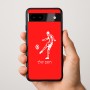 כיסוי בעיצוב אישי עם השם שלך לדגם - Google Pixel 9a 5G בעיצוב שחקן כדורגל