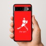 כיסוי בעיצוב אישי עם השם שלך לדגם - Google Pixel 9a 5G בעיצוב שחקן טניס