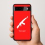 כיסוי בעיצוב אישי עם השם שלך לדגם - Google Pixel 9a 5G בעיצוב אק 47