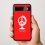 כיסוי בעיצוב אישי עם השם שלך לדגם - Google Pixel 9a 5G בעיצוב גלובוסי שלום