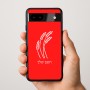 כיסוי בעיצוב אישי עם השם שלך לדגם - Google Pixel 9a 5G בעיצוב חיטה גלית זהב