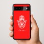 כיסוי בעיצוב אישי עם השם שלך לדגם - Google Pixel 9a 5G בעיצוב חמסה - קבלה
