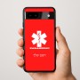 כיסוי בעיצוב אישי עם השם שלך לדגם - Google Pixel 9a 5G בעיצוב חובש