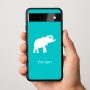 כיסוי בעיצוב אישי עם השם שלך לדגם - Google Pixel 9a 5G בעיצוב פיל