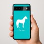 כיסוי בעיצוב אישי עם השם שלך לדגם - Google Pixel 9a 5G בעיצוב סוס