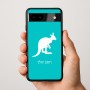 כיסוי בעיצוב אישי עם השם שלך לדגם - Google Pixel 9a 5G בעיצוב קנגורו