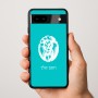 כיסוי בעיצוב אישי עם השם שלך לדגם - Google Pixel 9a 5G בעיצוב פני אריה