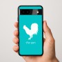 כיסוי בעיצוב אישי עם השם שלך לדגם - Google Pixel 9a 5G בעיצוב תרנגול
