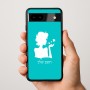 כיסוי בעיצוב אישי עם השם שלך לדגם - Google Pixel 9a 5G בעיצוב אהבת נשים