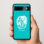 כיסוי בעיצוב אישי עם השם שלך לדגם - Google Pixel 9a 5G בעיצוב אנג'ל מוזיקלי