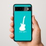 כיסוי בעיצוב אישי עם השם שלך לדגם - Google Pixel 9a 5G בעיצוב גיטרה