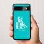 כיסוי בעיצוב אישי עם השם שלך לדגם - Google Pixel 9a 5G בעיצוב קאוגירל