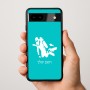 כיסוי בעיצוב אישי עם השם שלך לדגם - Google Pixel 9a 5G בעיצוב צוללן