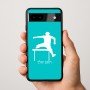 כיסוי בעיצוב אישי עם השם שלך לדגם - Google Pixel 9a 5G בעיצוב קפיצת משוכות