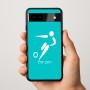 כיסוי בעיצוב אישי עם השם שלך לדגם - Google Pixel 9a 5G בעיצוב כדורגל אולימפי