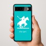 כיסוי בעיצוב אישי עם השם שלך לדגם - Google Pixel 9a 5G בעיצוב שחקן פולו - סוס