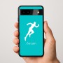 כיסוי בעיצוב אישי עם השם שלך לדגם - Google Pixel 9a 5G בעיצוב רץ