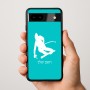 כיסוי בעיצוב אישי עם השם שלך לדגם - Google Pixel 9a 5G בעיצוב סקי