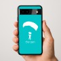 כיסוי בעיצוב אישי עם השם שלך לדגם - Google Pixel 9a 5G בעיצוב צניחה חופשית