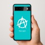 כיסוי בעיצוב אישי עם השם שלך לדגם - Google Pixel 9a 5G בעיצוב אנרכיה