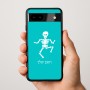 כיסוי בעיצוב אישי עם השם שלך לדגם - Google Pixel 9a 5G בעיצוב סקלטון