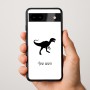 כיסוי בעיצוב אישי עם השם שלך לדגם - Google Pixel 9a 5G בעיצוב דינוזאור