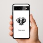 כיסוי בעיצוב אישי עם השם שלך לדגם - Google Pixel 9a 5G בעיצוב ראש פיל