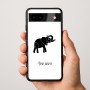 כיסוי בעיצוב אישי עם השם שלך לדגם - Google Pixel 9a 5G בעיצוב פיל