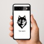 כיסוי בעיצוב אישי עם השם שלך לדגם - Google Pixel 9a 5G בעיצוב זאב