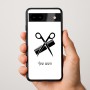 כיסוי בעיצוב אישי עם השם שלך לדגם - Google Pixel 9a 5G בעיצוב מעצב שיער