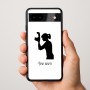 כיסוי בעיצוב אישי עם השם שלך לדגם - Google Pixel 9a 5G בעיצוב צלמת - אישה