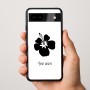 כיסוי בעיצוב אישי עם השם שלך לדגם - Google Pixel 9a 5G בעיצוב פרח היביסקוס