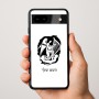 כיסוי בעיצוב אישי עם השם שלך לדגם - Google Pixel 9a 5G בעיצוב אנג'ל מוזיקלי