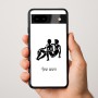 כיסוי בעיצוב אישי עם השם שלך לדגם - Google Pixel 9a 5G בעיצוב מזלות - תאומים